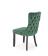 Стул HALMAR ALDA темно-зеленый/черный