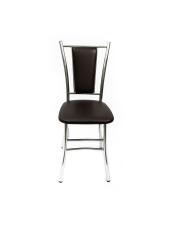 Стул ВВР Марсель шоколад/хром, экокожа