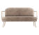 Диван Sheffilton SHT-SF8 латте/кофейный