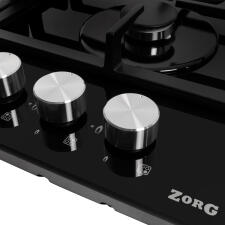 Поверхность газовая ZORG TECHNOLOGY HAG61 FDW black silver