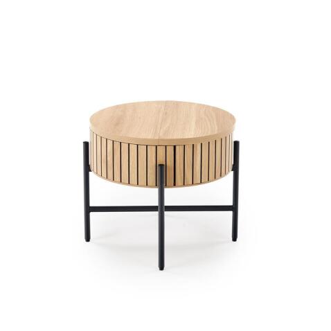 Комплект HALMAR DANTE (2 стола журнальных) натуральный/черный