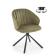 Стул HALMAR K533 оливковый/черный, поворотный