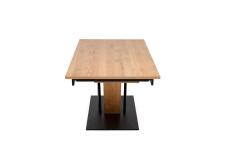 Стол обеденный HALMAR FANIS натуральный/черный 160-220/90 Стол обеденный HALMAR FANIS натуральный/черный 160-220/90