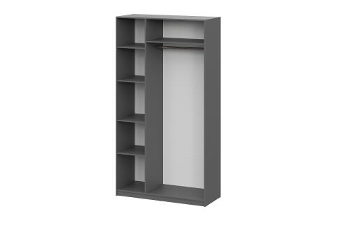 Шкаф NN Мебель ШК 5 (1200) Серия 2 Графит серый