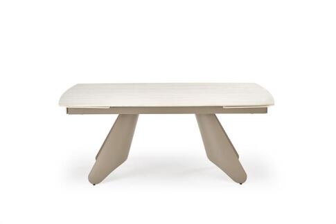 Стол обеденный HALMAR SALIX травертин/кашемир 180-260/90