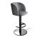 Стул барный Sheffilton SHT-ST33/S137 угольно-серый/стальной/черный муар