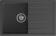 Кухонная мойка GRANFEST QUADRO Q-780L графит