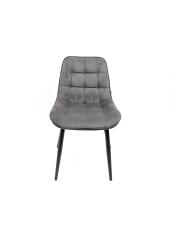 Стул ВВР Бостон графит/черный, велюр