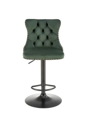 Стул барный HALMAR H117 темно-зеленый