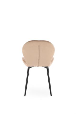 Стул HALMAR K538 бежевый/черный