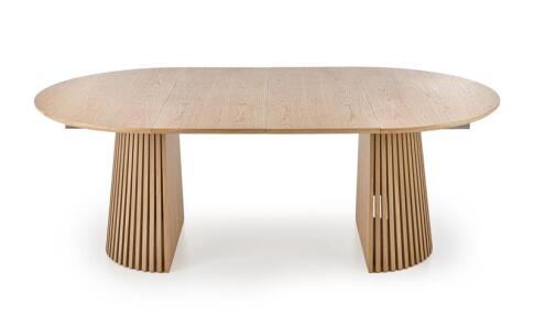Стол обеденный HALMAR FARGO натуральный/натуральный 120-210/120