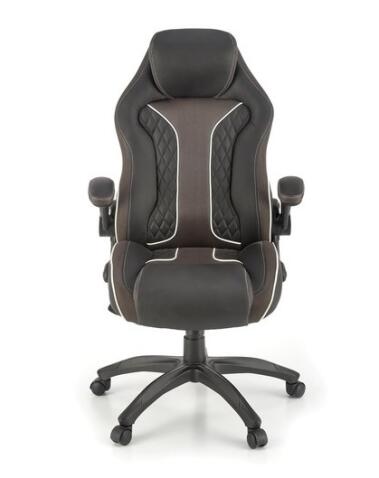 Кресло компьютерное HALMAR HAMLET черный/серый