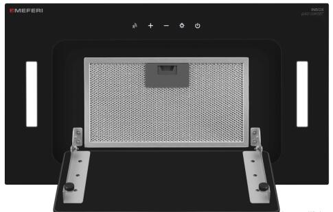 Вытяжка кухонная MEFERI INBOX52BK GLASS COMFORT