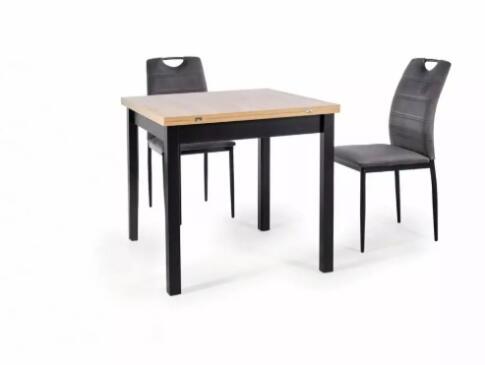 Стол обеденный SIGNAL FLIP дуб артизан/черный 60-120/80