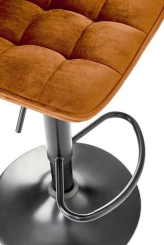 Стул барный HALMAR H95 корица/черный