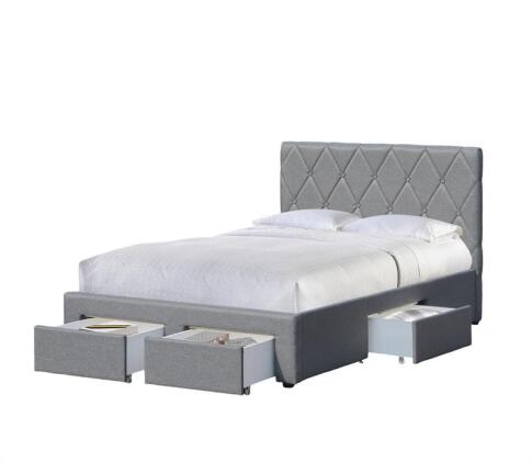 Кровать HALMAR BETINA серый, 120/200