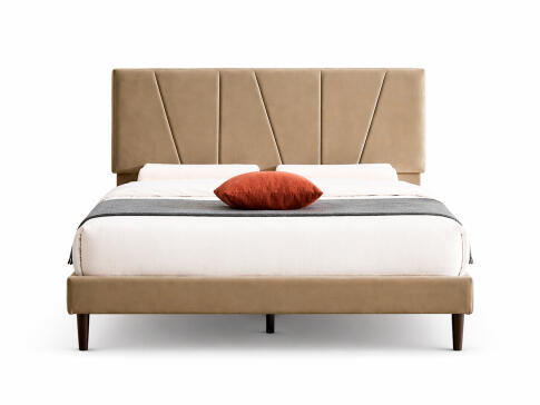Кровать SIGNAL SAVANA Velvet Bluvel 28 бежевый, 120/200