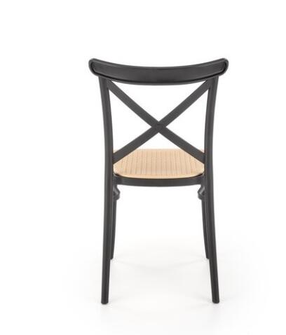 Стул HALMAR K512 черный/коричневый