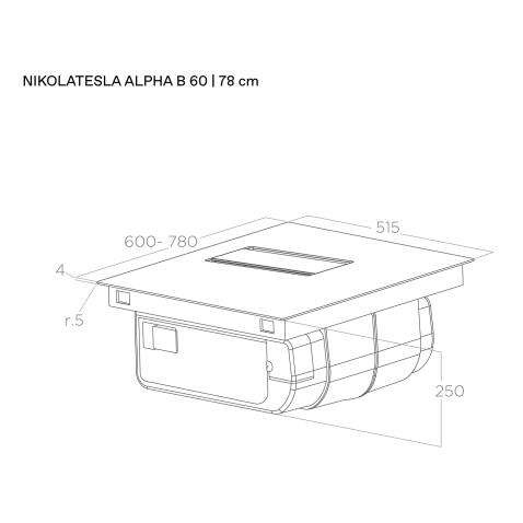 Поверхность индукционная ELICA NikolaTesla Alpha B BL/A/78
