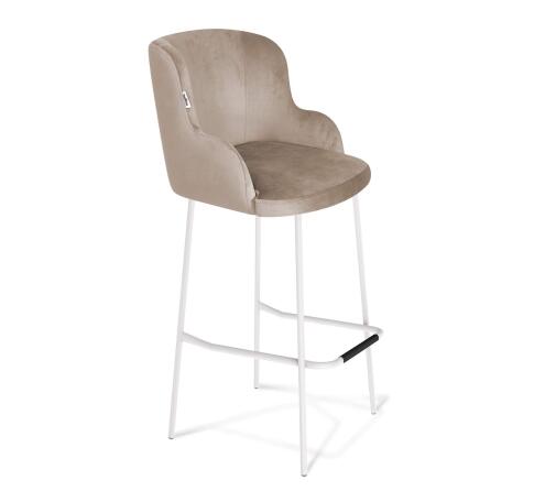 Стул барный Sheffilton SHT-ST39/S29 латте/белый муар Стул барный Sheffilton SHT-ST39/S29 латте/белый муар
