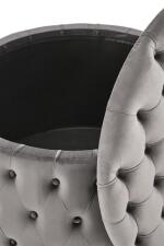 Пуф HALMAR NUNEZ серый