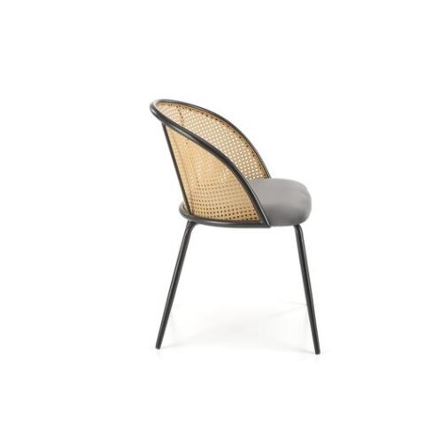 Стул HALMAR K508 серый/черный