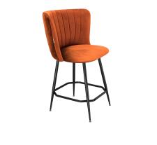 Стул полубарный Sheffilton SHT-ST36-1/S148-1 песчаная буря/черный муар