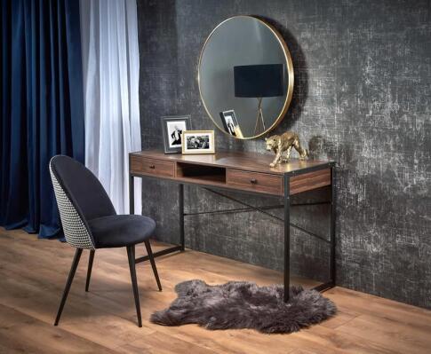 Консоль HALMAR B46 орех/черный