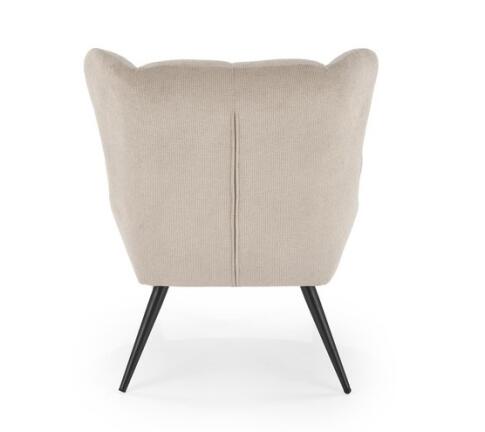 Кресло HALMAR BYRON бежевый/черный