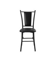 Стул ВВР Марсель Черный/черный, экокожа