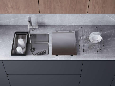 Кухонная мойка из нержавейки Omoikiri Tadzava 54-U/I-IN Ultra нержавеющая сталь