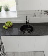 Кухонная мойка GRANFEST RONDO R-480 черный