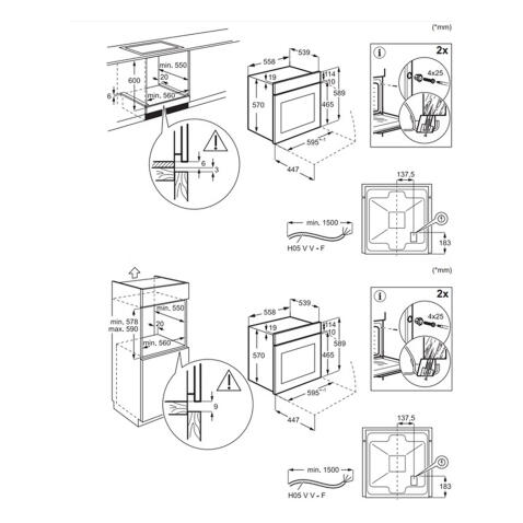 Духовой шкаф ELECTROLUX с паром EOD3H50BK
