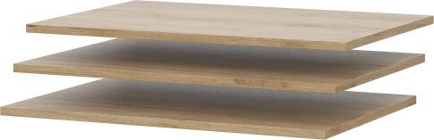 Полки NN Мебель МСП 1 для шкафа двухстворчатого Дуб золотой Полки NN Мебель МСП 1 для шкафа двухстворчатого Дуб золотой