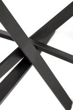 Стол обеденный HALMAR EDGAR 2 белый мрамор/черный 100