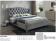 Кровать SIGNAL ASPEN Velvet Bluvel 14 серый/дуб 160/200