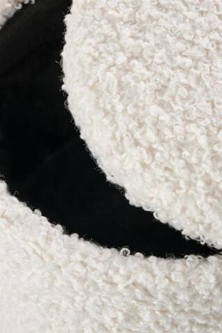 Комплект HALMAR CANCUN (2 пуфа) кремовый/натуральный