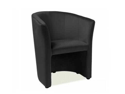 Кресло SIGNAL TM-1 Velvet Bluvel 19 черный/венге