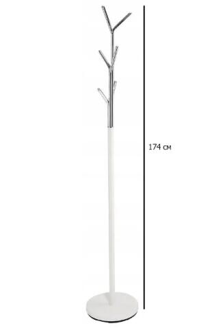 Вешалка SIGNAL LETA белый/хром