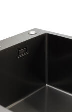 Кухонная мойка из нержавейки BLANTEK LS-5050B Nano black