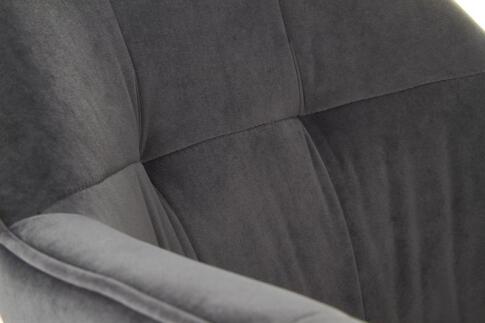 Стул HALMAR K377 темно-серый/черный