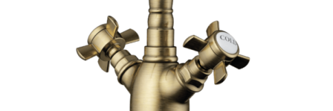 Смеситель для кухни Omoikiri Tokigawa-AB античная латунь