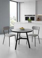 Стол ВВР Эрвин камень светлый/черный