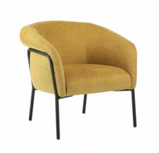 Кресло SIGNAL CLOVER Brego 68 карри/черный