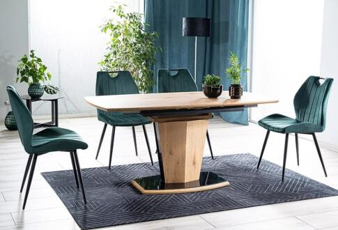 Стул SIGNAL ARCO Velvet Bluvel 78 зеленый/черный
