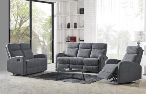 Диван HALMAR OSLO 2S раскладной, темно-серый