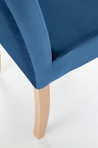 Стул HALMAR CLARION Monolith 77 синий/дуб медовый