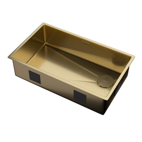 Мойка ZORG ZEROX 74 U / IF SIDE SF PVD GOLD