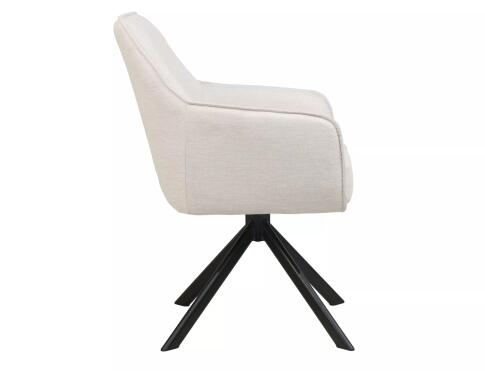 Стул SIGNAL NOTTI Brego 22 светло-бежевый/черный, поворотный