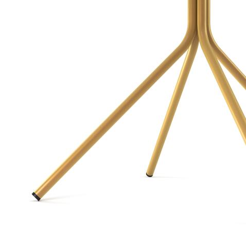 Стол журнальный Sheffilton SHT-CT12-1 артикул СЖ-114 золото/бетон хафит лм